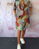 ALIRA™ - VIBRANT PATTERNED DRESS - ENVI