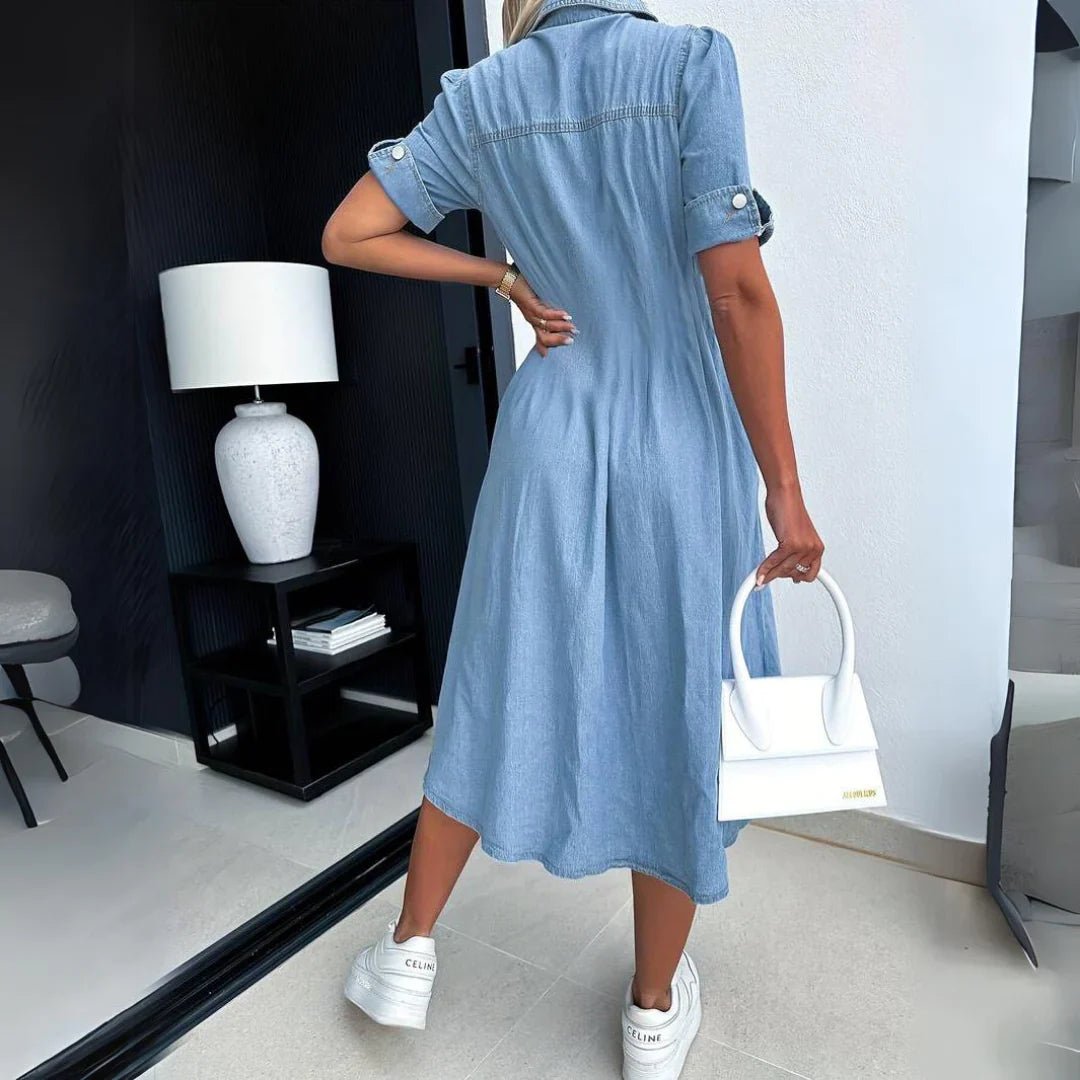 Amelia | Trendy Denim Dress - ENVI