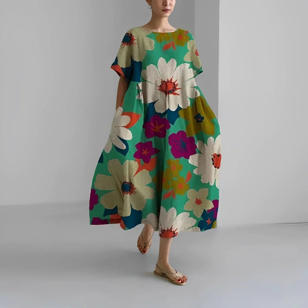 BELINDA™ | Comfortable Floral Dress - ENVI