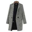 Cheska™ | Long wool coat jacket - ENVI