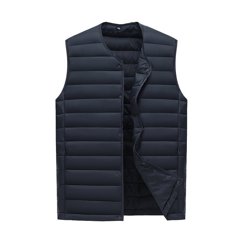 Corey™ | Autumn - Winter Cross - Border Quilted Cotton Vest - ENVI