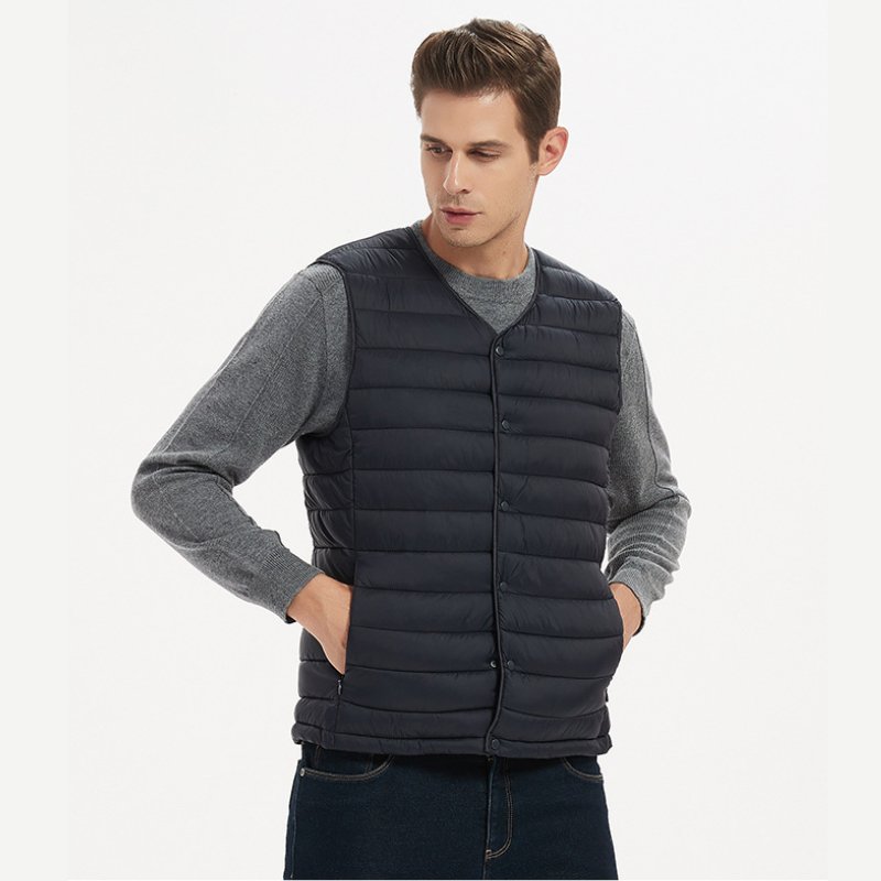 Corey™ | Autumn - Winter Cross - Border Quilted Cotton Vest - ENVI