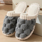 Cozy Winter Fuzzy Slippers - Soft, Warm, and Comfortable Closed - Toe Shoes for Indoor Bedroom Use - Plush Slip - On Design with Gentle Grip Sole - ENVI