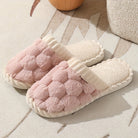 Cozy Winter Fuzzy Slippers - Soft, Warm, and Comfortable Closed - Toe Shoes for Indoor Bedroom Use - Plush Slip - On Design with Gentle Grip Sole - ENVI