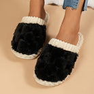 Cozy Winter Fuzzy Slippers - Soft, Warm, and Comfortable Closed - Toe Shoes for Indoor Bedroom Use - Plush Slip - On Design with Gentle Grip Sole - ENVI