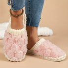 Cozy Winter Fuzzy Slippers - Soft, Warm, and Comfortable Closed - Toe Shoes for Indoor Bedroom Use - Plush Slip - On Design with Gentle Grip Sole - ENVI