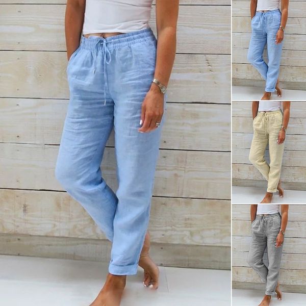 Eliza™ | Linen Fitted Pants - ENVI