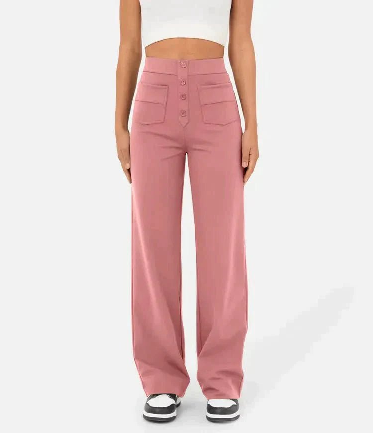 Emma™ | High Waisted Elastic Pants - ENVI