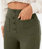 Emma™ | High Waisted Elastic Pants - ENVI