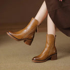 Grace™ | Leather Ankle boots - ENVI