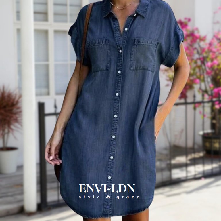 HANNAH™ | Women's Summer Dress In Jeans Style - ENVI