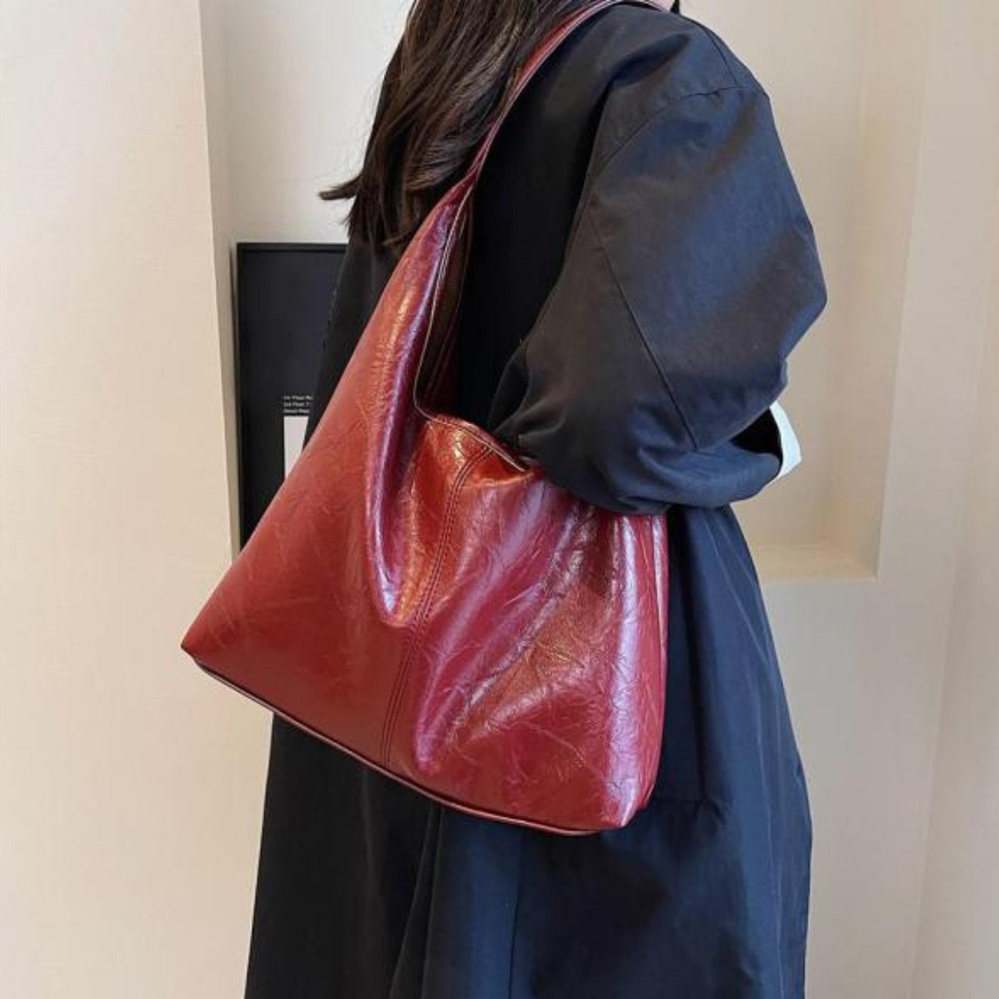 Heather™ | Retro Leather Tote - ENVI