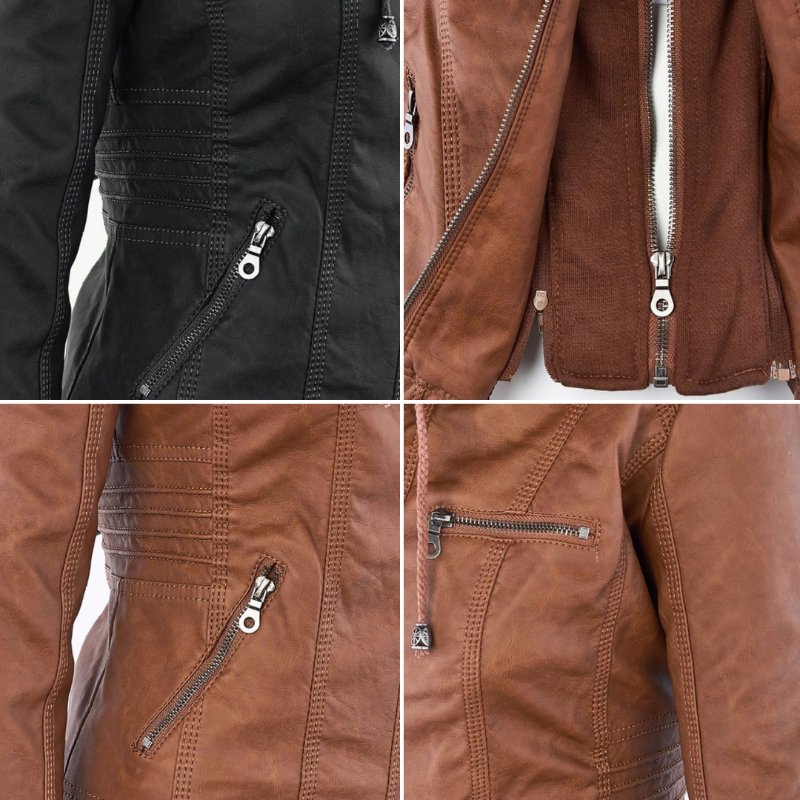 Kayla™ | Leather jacket - ENVI