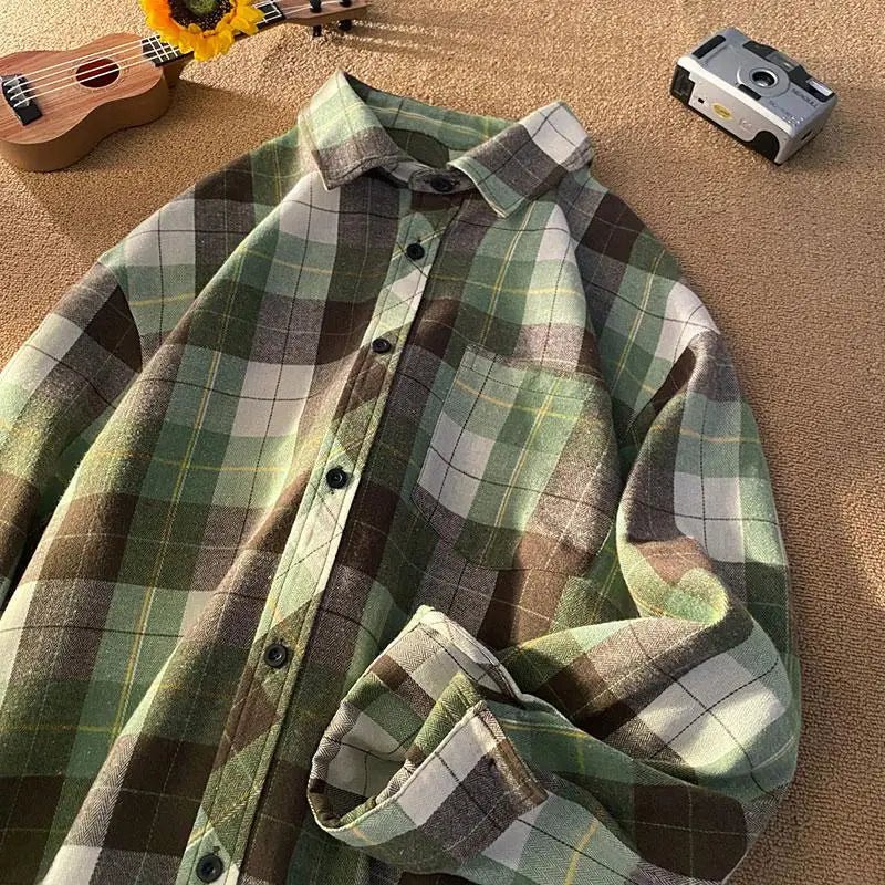 KYLE™ | Classic Men's Plaid Shirt - ENVI