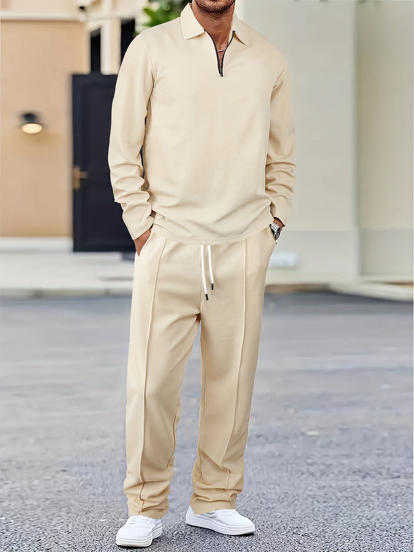 LANCE™ | 2 - Piece Quarter Zip Relaxed Set - ENVI