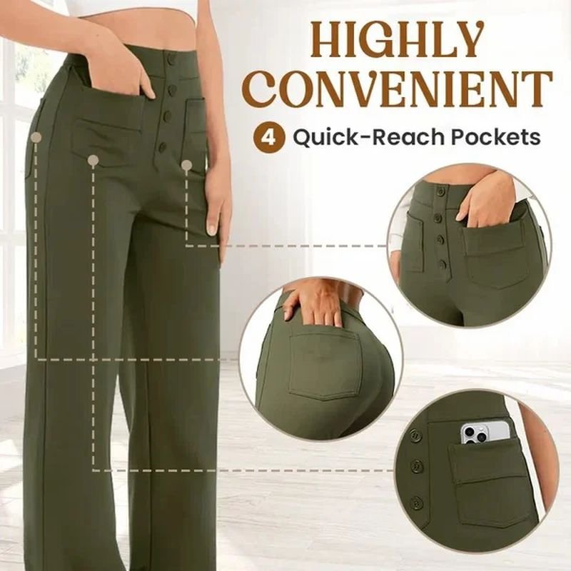 Lisa™ | Women's Casual Stretch Trousers - ENVI