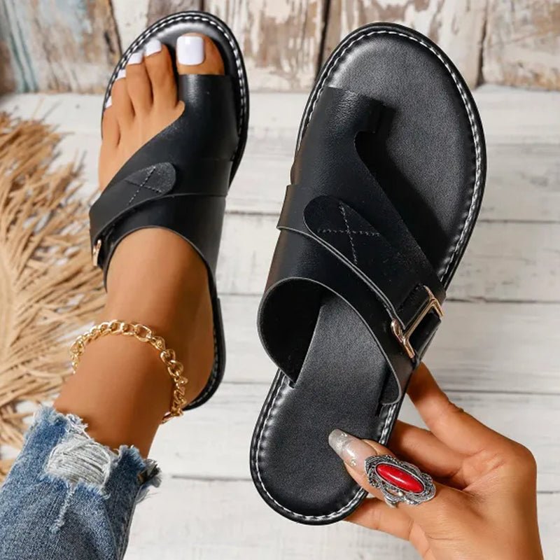 Lucy™ | Luxury Orthopedic Leather Sandals - ENVI