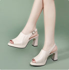 Martina™ | Leather Heels - ENVI