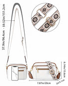 Multifunctional zipper crossbody bag - ENVI