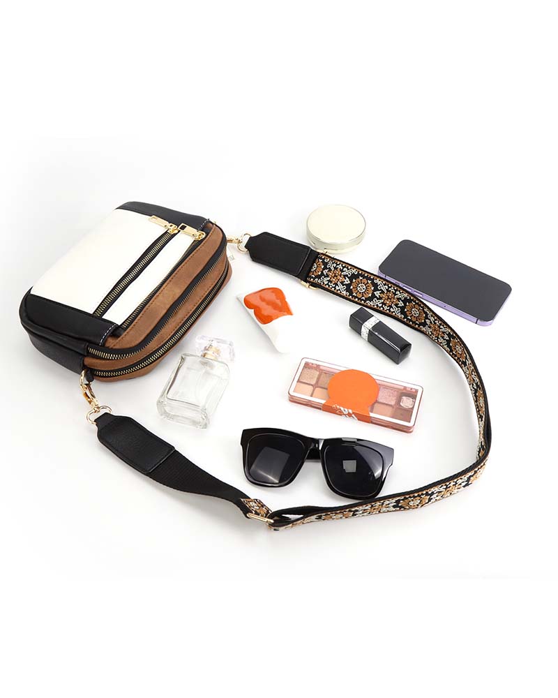 Multifunctional zipper crossbody bag - ENVI