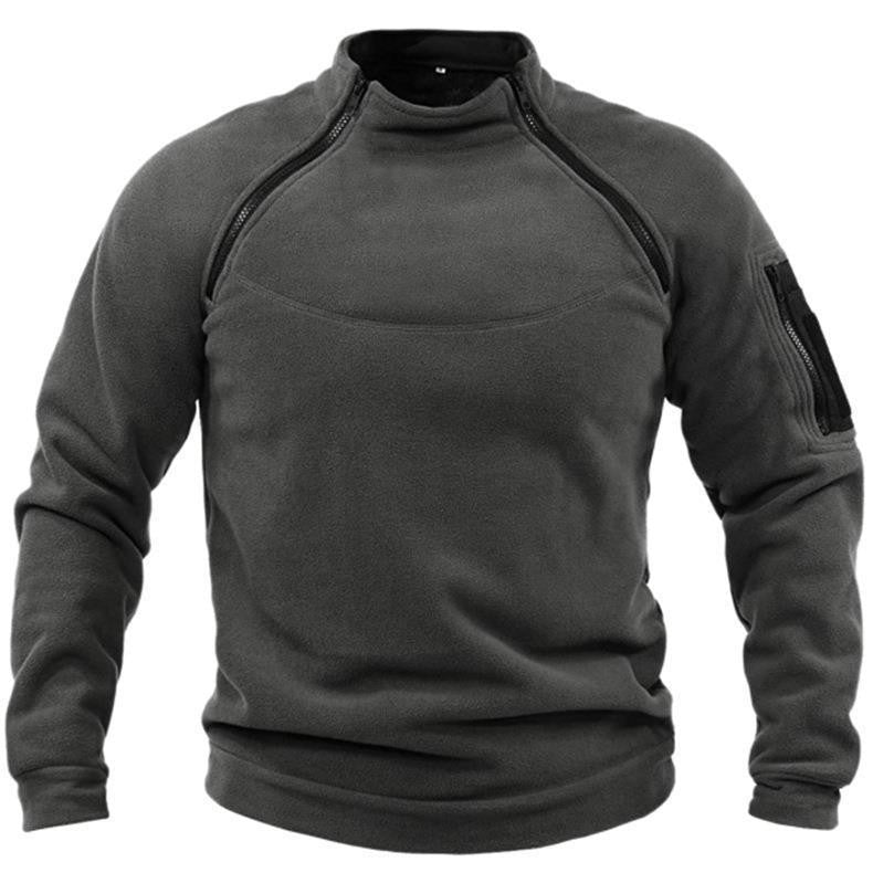 Renard™ | Modern Stand Collar Dual Zip Warm Sweater - ENVI