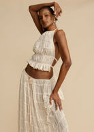 Rosa™ | Backless Pleated Set - ENVI