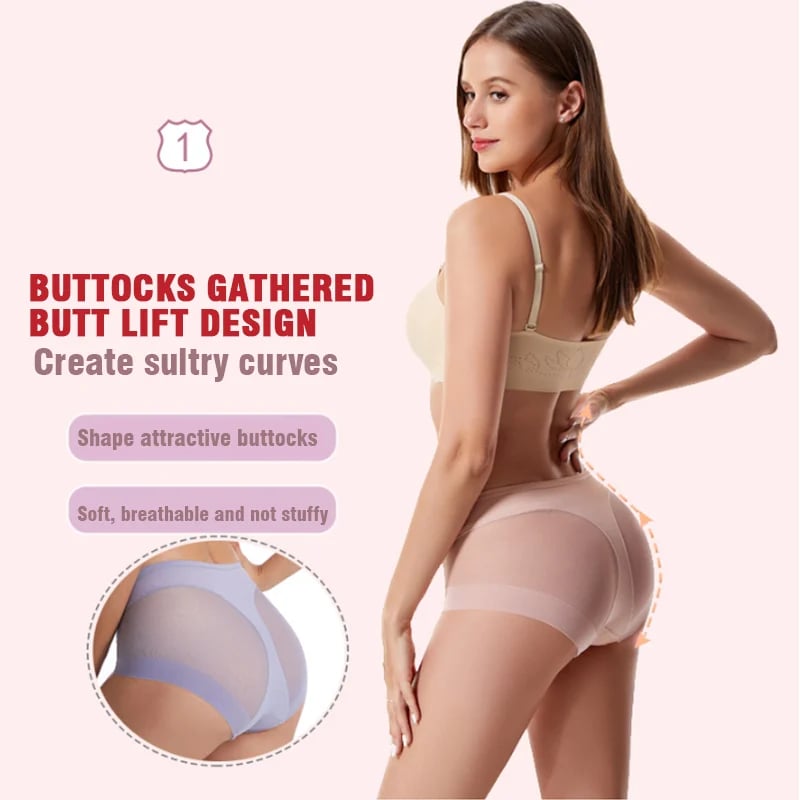 Seamless Ice Silk High Waist Bodycon Briefs | Buy 1, Get Pack of 4 - ENVI