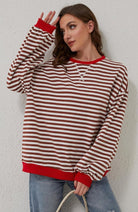 Stacey™ | Oversized Striped Sweater - ENVI