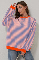 Stacey™ | Oversized Striped Sweater - ENVI